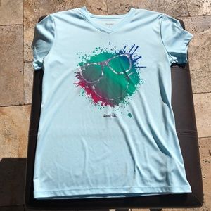 Girls Reebok sports top - Size L (12-14).
